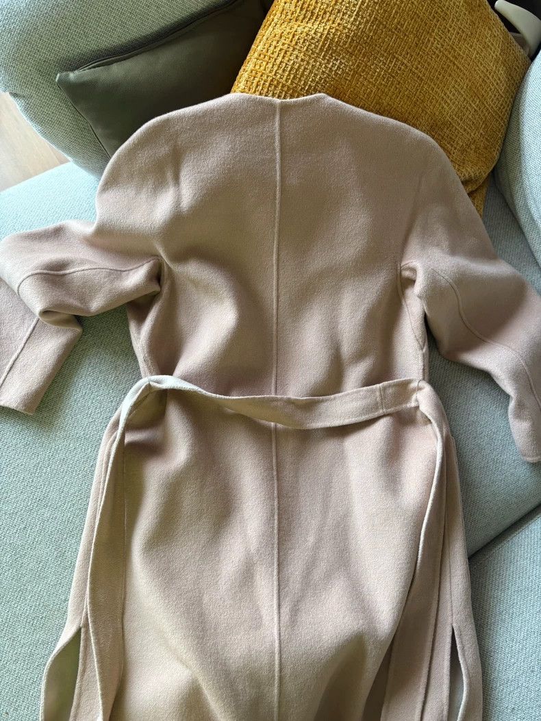 Maxmara Beige Double-Sided Coat -dmc