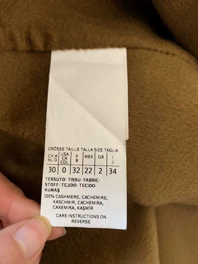 Max Mara MaxMara Ludmilla Camel Wool Coat -dmc Size US XS / EU 42 / 0 - 4 Thumbnail