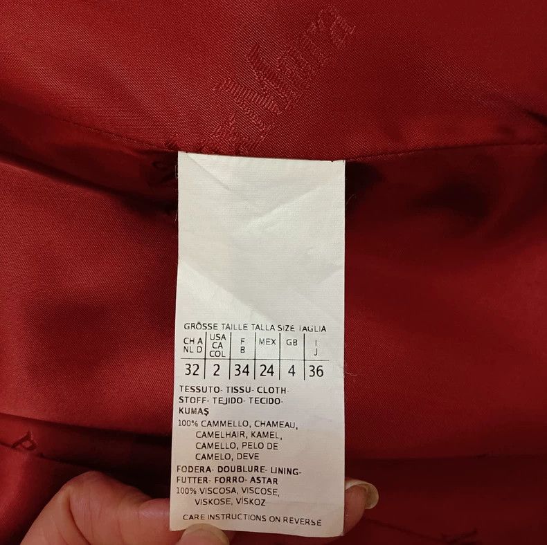 Max Mara MaxMara Rialto Red Belted Coat -dmc Size US S / EU 44-46 / 1 - 4 Thumbnail