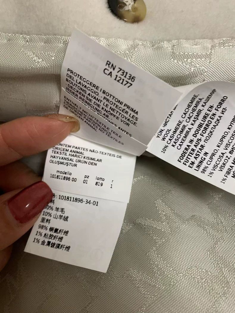 Max Mara MaxMara Madame 101801 White Coat -dmc Size US XS / EU 42 / 0 - 6 Thumbnail