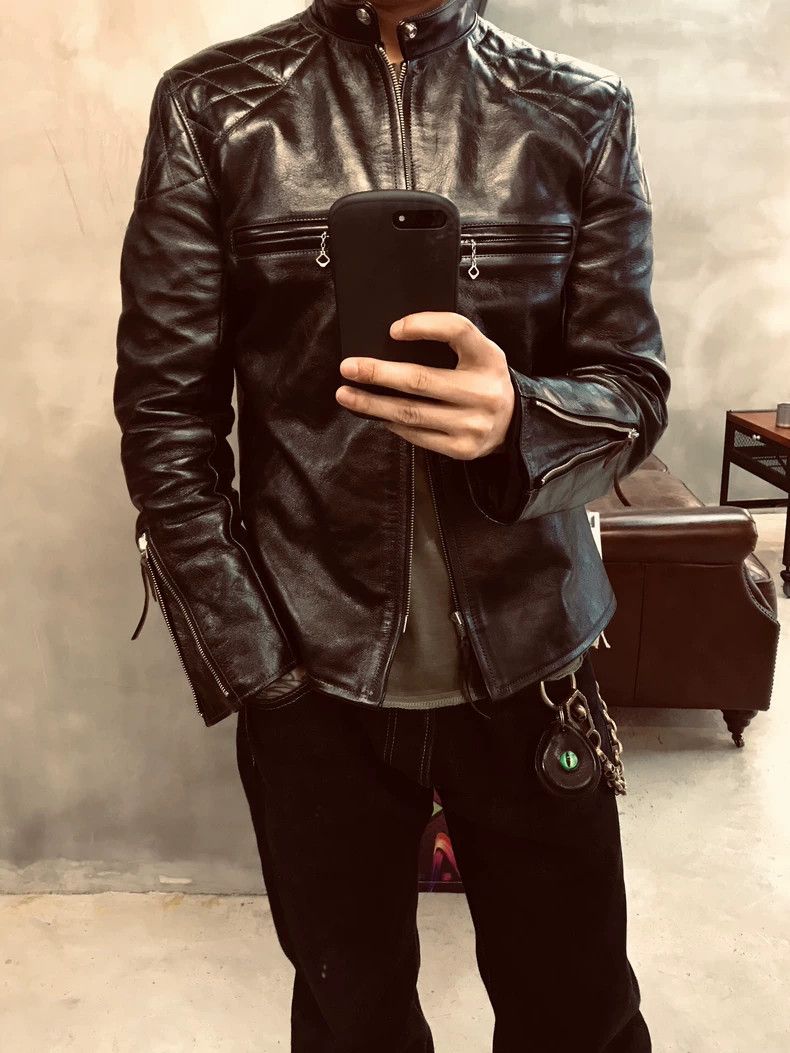 The Real McCoy's Buco J100 Black Leather Jacket -dmc Size US L / EU 52-54 / 3 - 4 Thumbnail