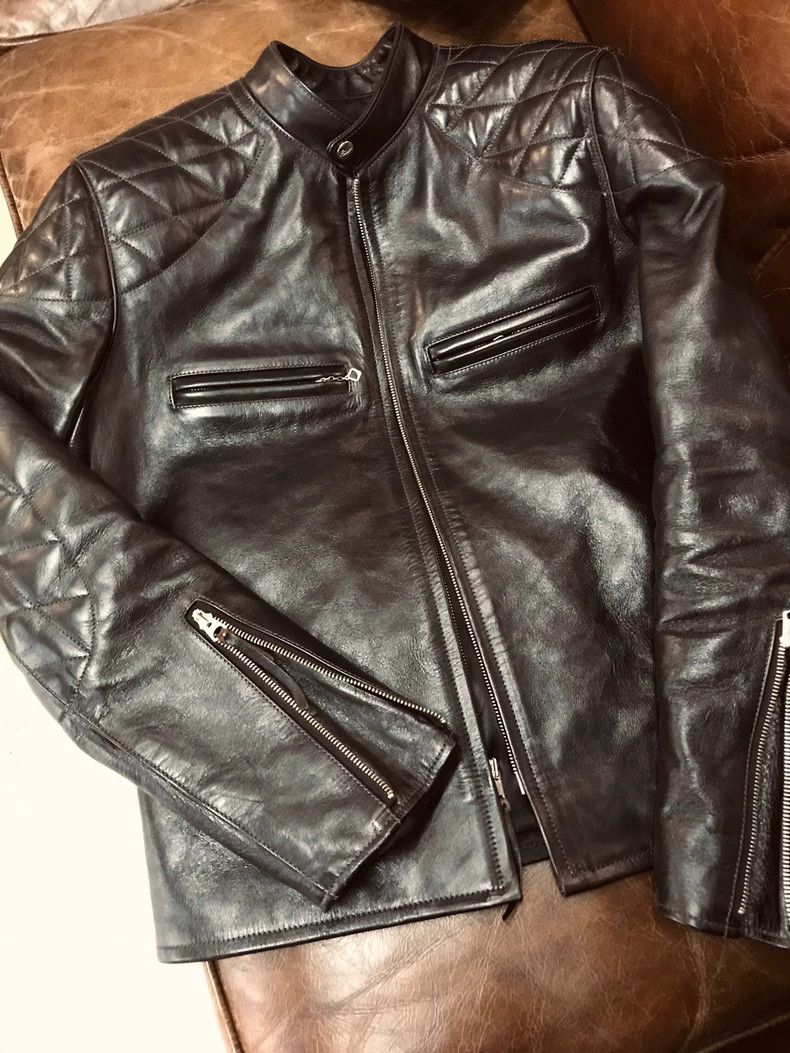 The Real McCoy's Buco J100 Black Leather Jacket -dmc Size US L / EU 52-54 / 3 - 2 Thumbnail