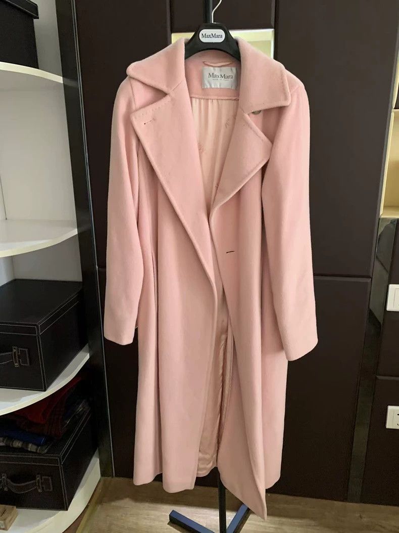 Max Mara MaxMara Manuela Pink Wool Coat -dmc Size US S / EU 44-46 / 1 - 2 Thumbnail