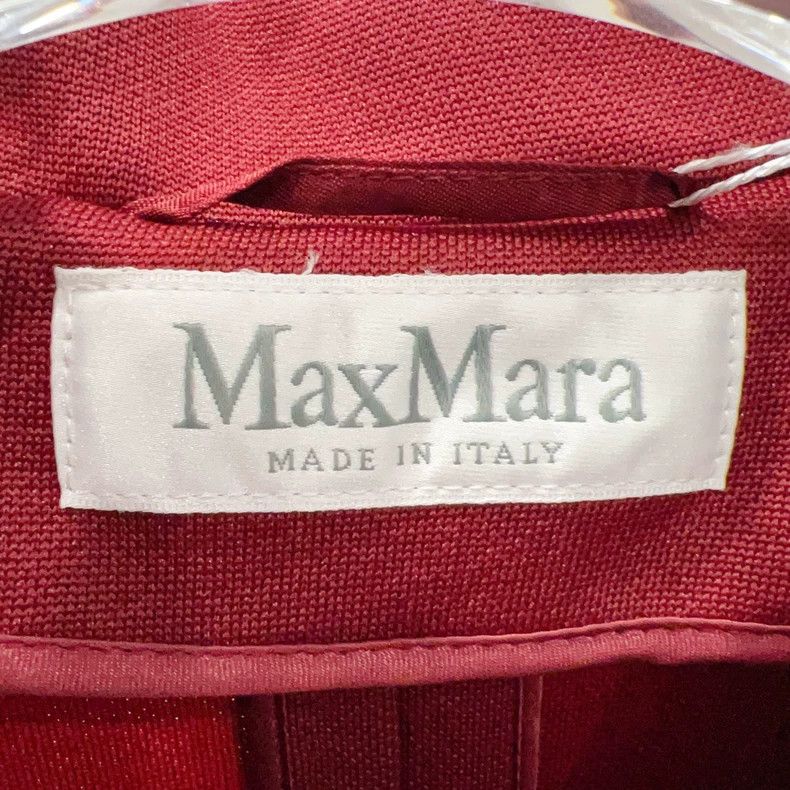 Max Mara MaxMara Long Red Wool Coat -dmc Size US M / EU 48-50 / 2 - 5 Thumbnail