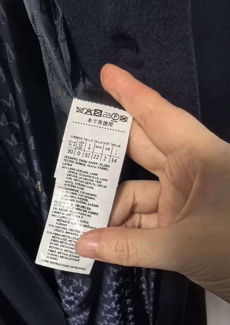 Max Mara MaxMara Madame 101801 Wool Coat -dmc Size US XS / EU 42 / 0 - 6 Thumbnail