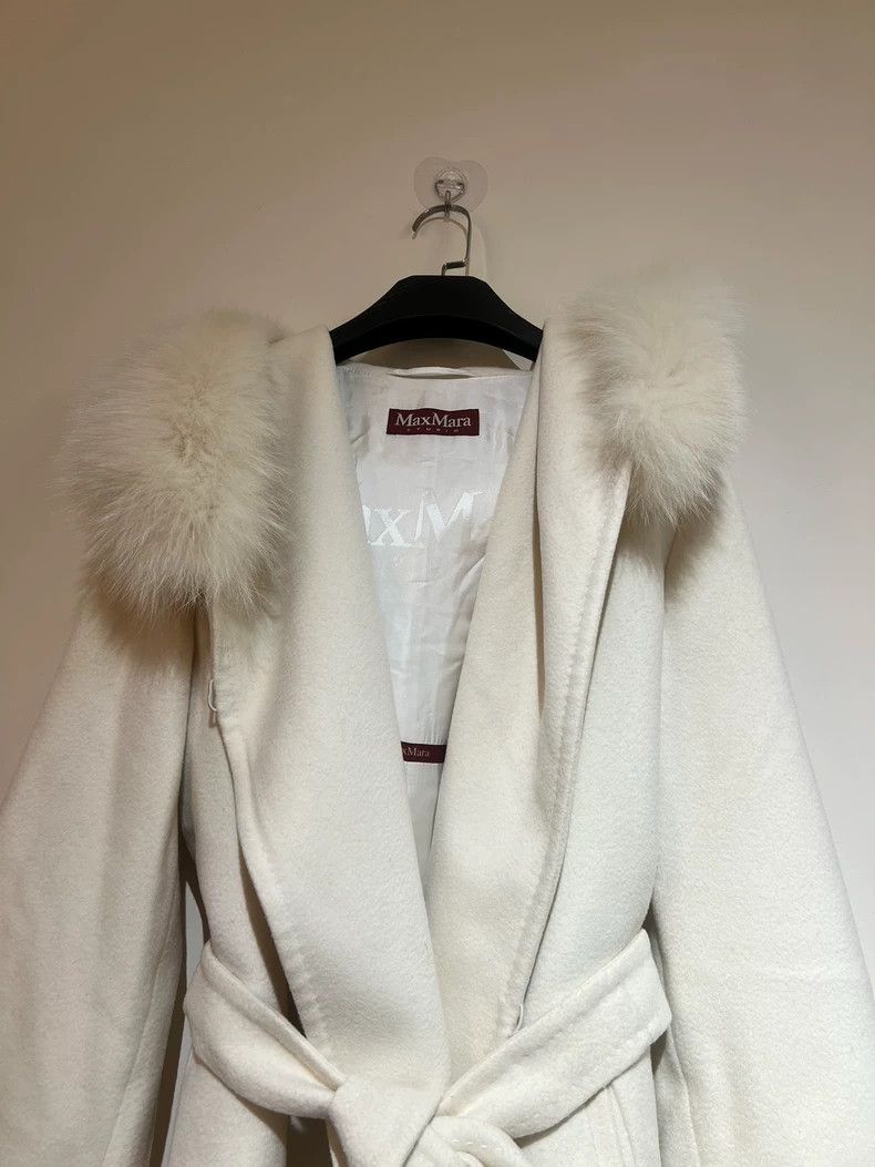 Max Mara Max Mara Mango Women's Fur Collar Coat -dmc Size US XL / EU 56 / 4 - 4 Thumbnail