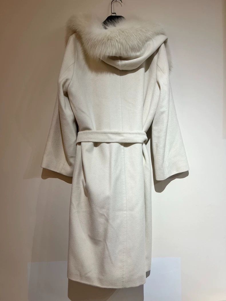Max Mara Max Mara Mango Women's Fur Collar Coat -dmc Size US XL / EU 56 / 4 - 5 Thumbnail