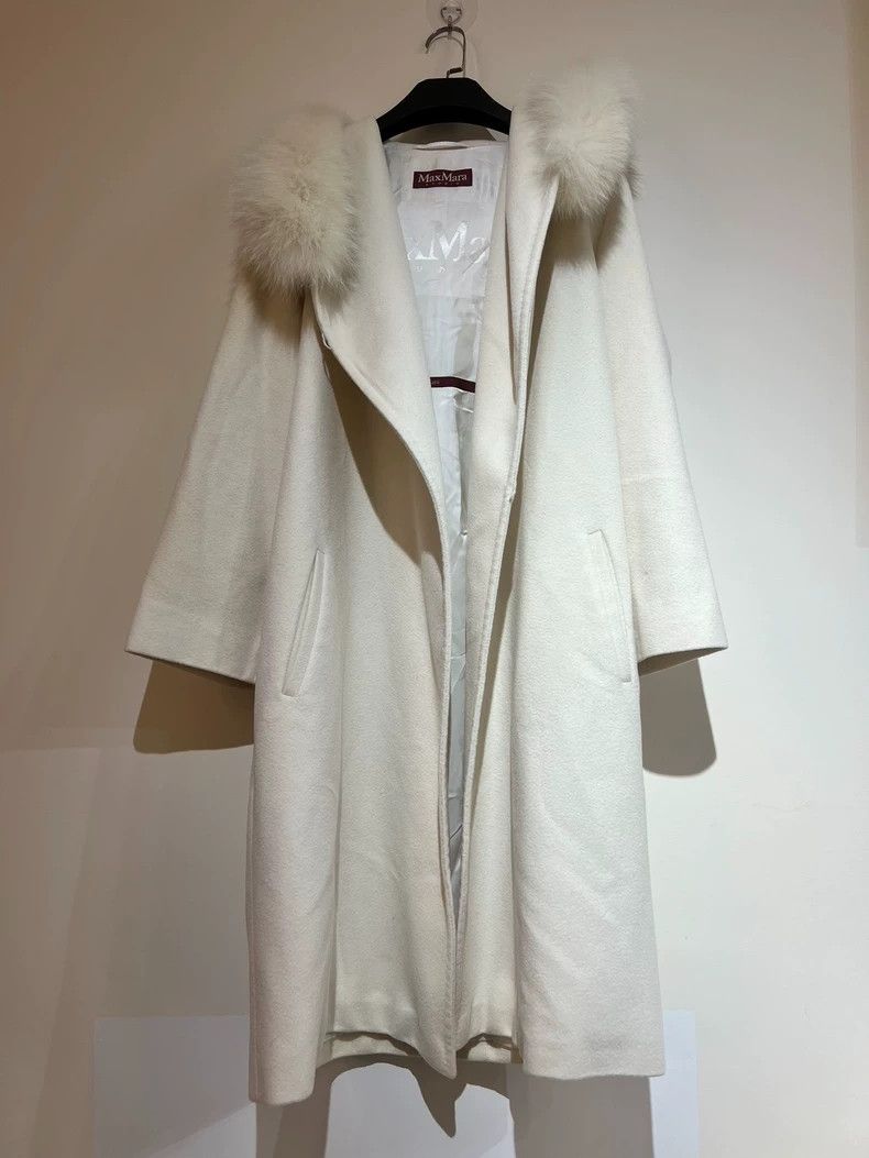 Max Mara Max Mara Mango Women's Fur Collar Coat -dmc Size US XL / EU 56 / 4 - 3 Thumbnail