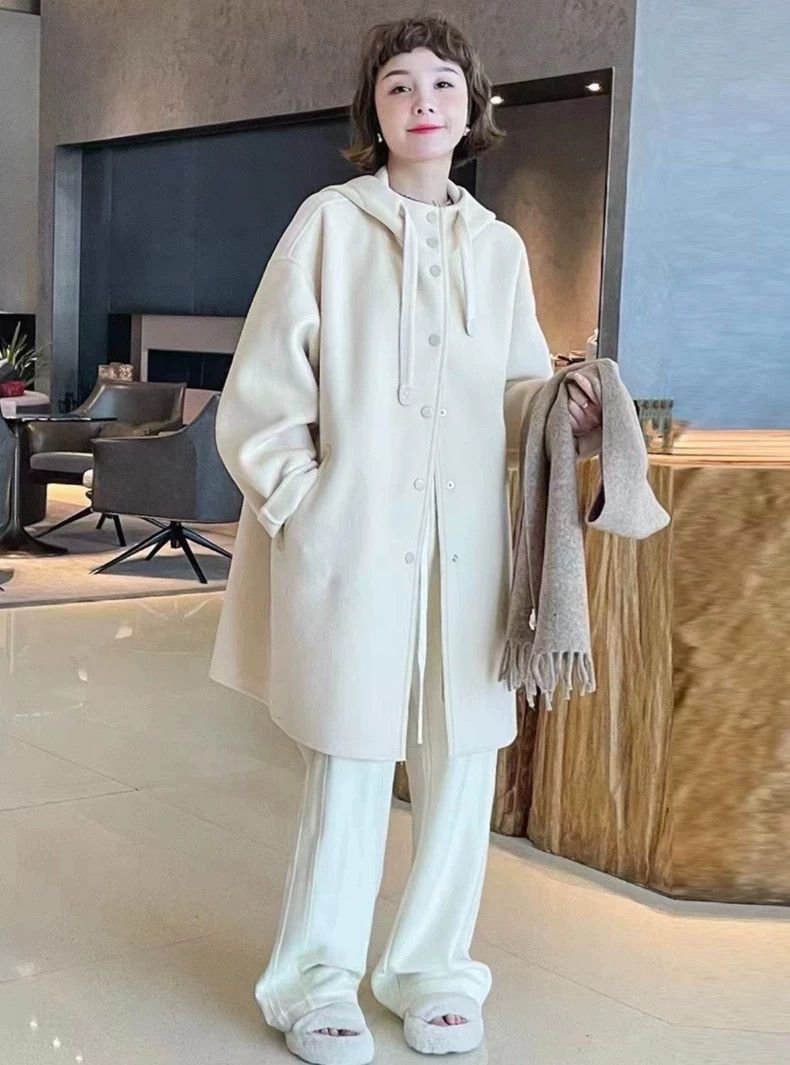 Max Mara MaxMara Weekend Wool Hooded Coat -dmc Size US XS / EU 42 / 0 - 3 Thumbnail
