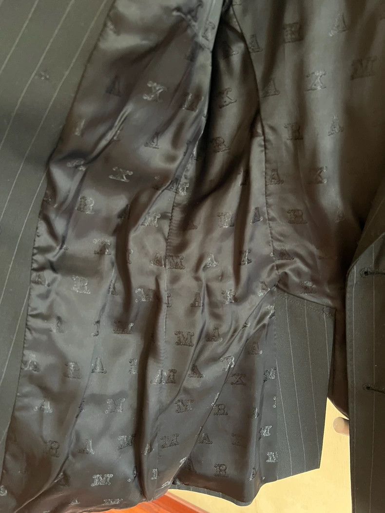 Max Mara MaxMara Women's Wool Striped Blazer -dmc Size US L / EU 52-54 / 3 - 6 Thumbnail