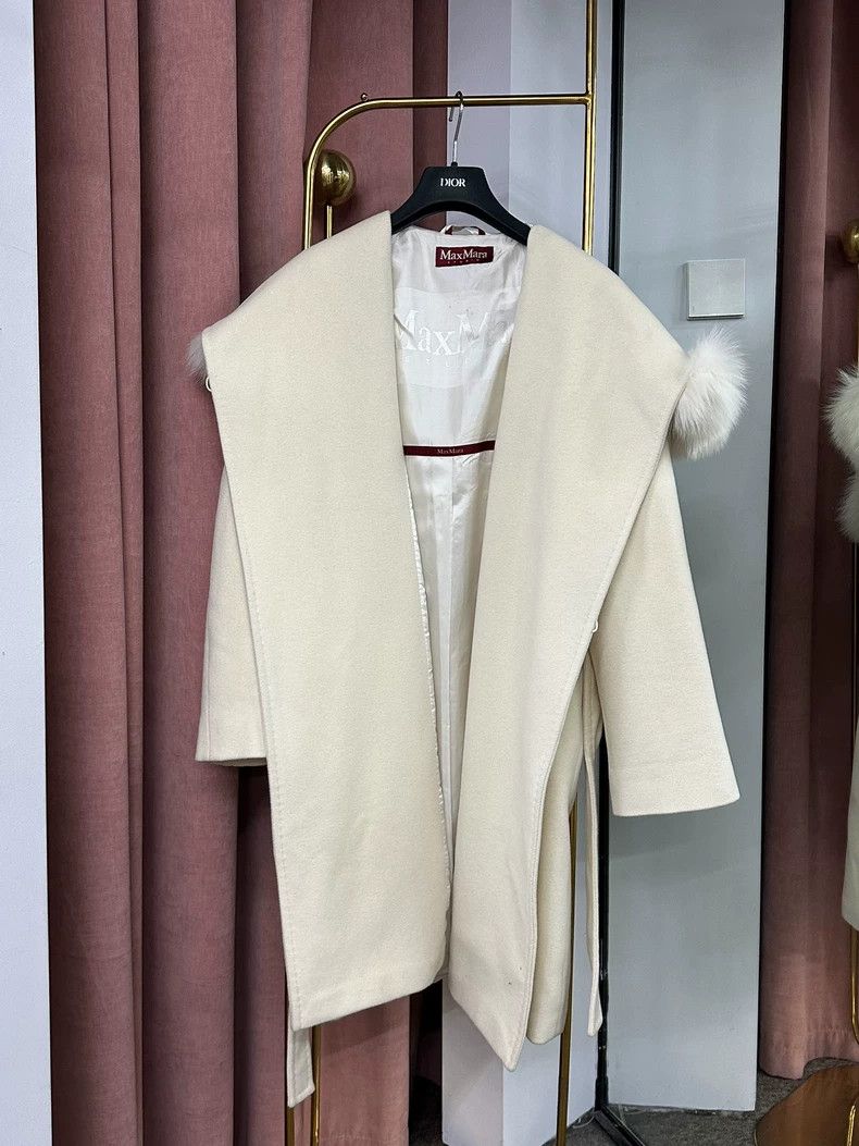 Max Mara Maxmara Wool Rabbit Fur Coat -dmc Size US M / EU 48-50 / 2 - 3 Thumbnail