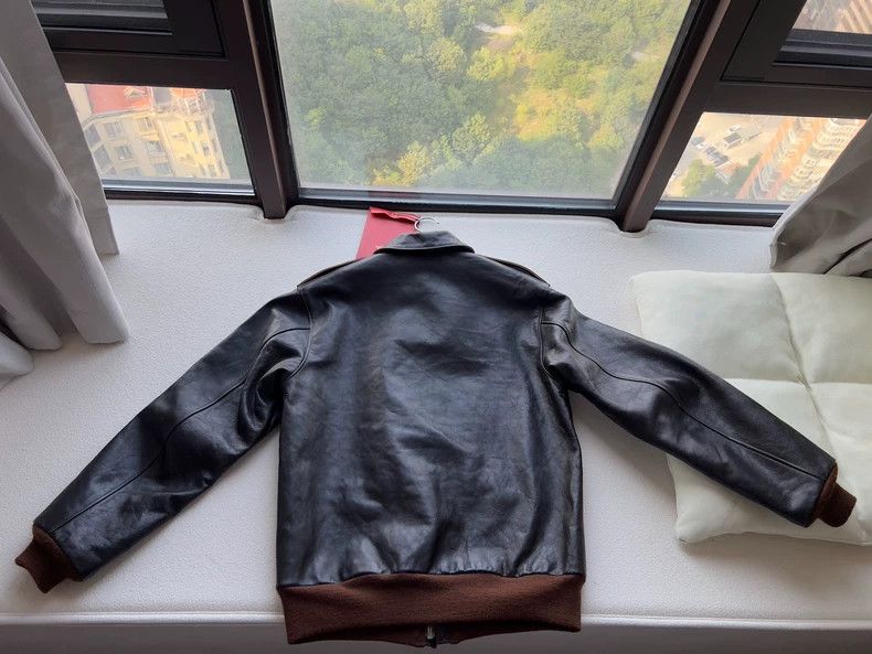 The Real McCoy's The REAL McCOY'S A2 Leather Flight Jacket -dmc Size US XXL / EU 58 / 5 - 5 Thumbnail
