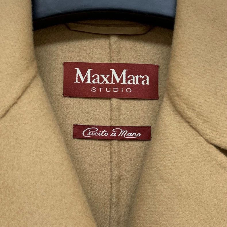 Max Mara MaxMara Classic Double-Breasted Camel Coat -dmc Size US M / EU 48-50 / 2 - 3 Thumbnail