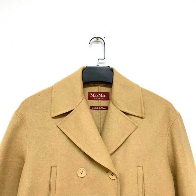 Max Mara MaxMara Classic Double-Breasted Camel Coat -dmc Size US M / EU 48-50 / 2 - 4 Thumbnail