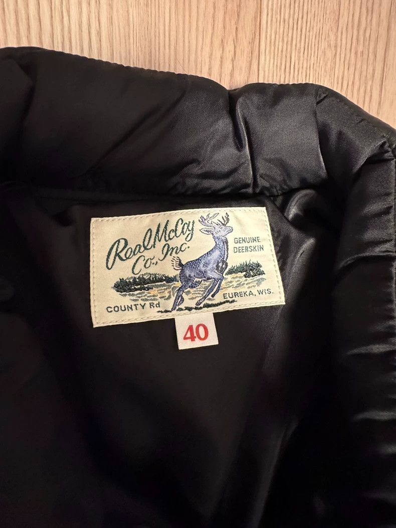 The Real McCoy's The Real McCoy Down-Filled Deer Leather Jacket -dmc Size US L / EU 52-54 / 3 - 4 Thumbnail