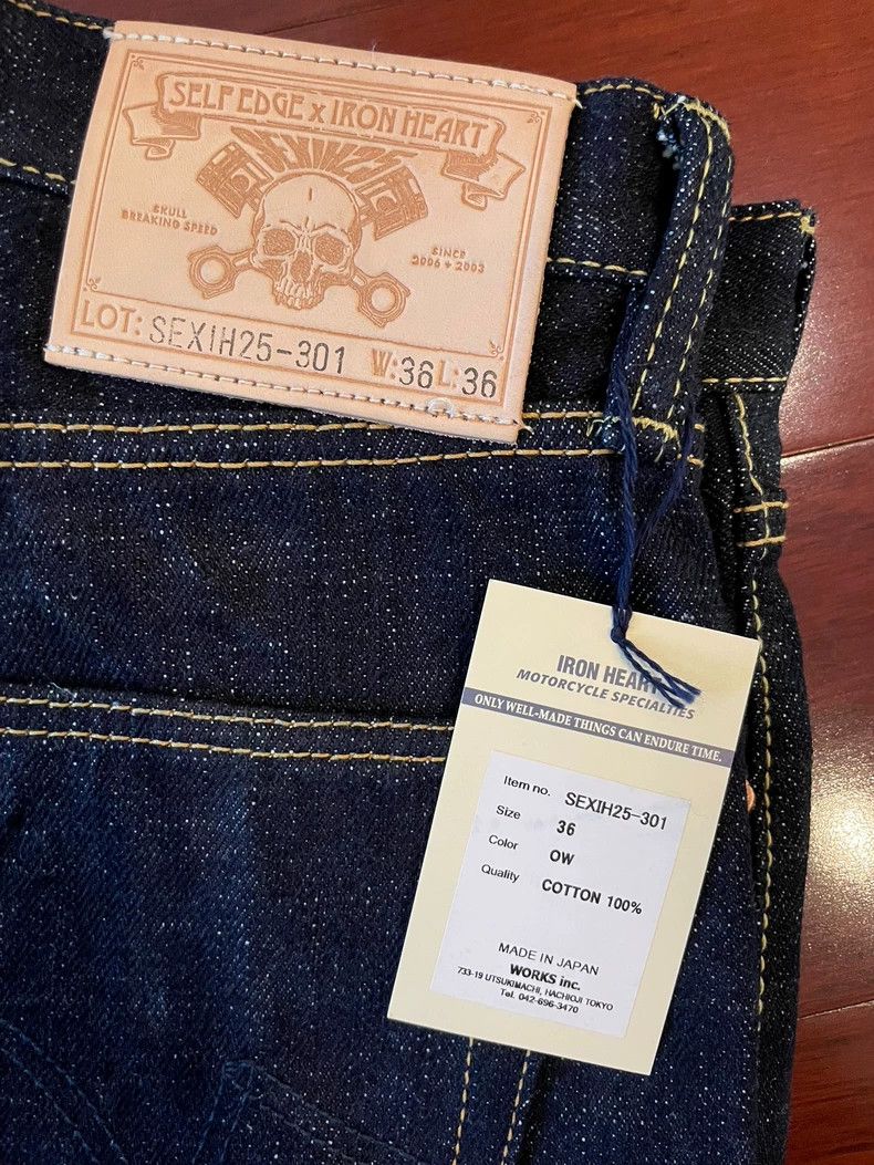 Iron Heart Iron Heart x Self Edge 301 Jeans 19oz -dmc Size US 36 / EU 52 - 4 Thumbnail