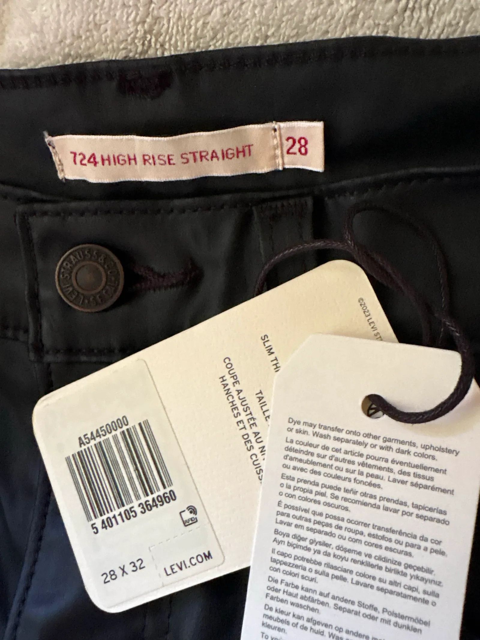 Levi's Levi's 724 high rise straight Jeans Size 28" / US 6 / IT 42 - 2 Thumbnail