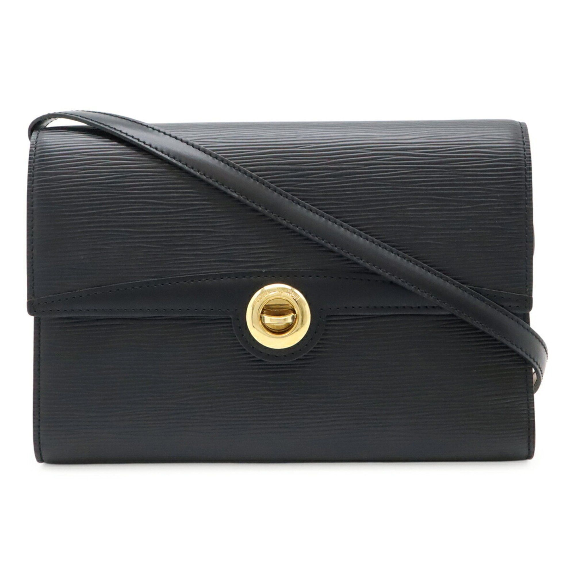 Louis Vuitton LOUIS VUITTON Epi Arches Shoulder Bag/Pochette/Clutch Bag in Noir Black (M52572) Size ONE SIZE - 2 Thumbnail
