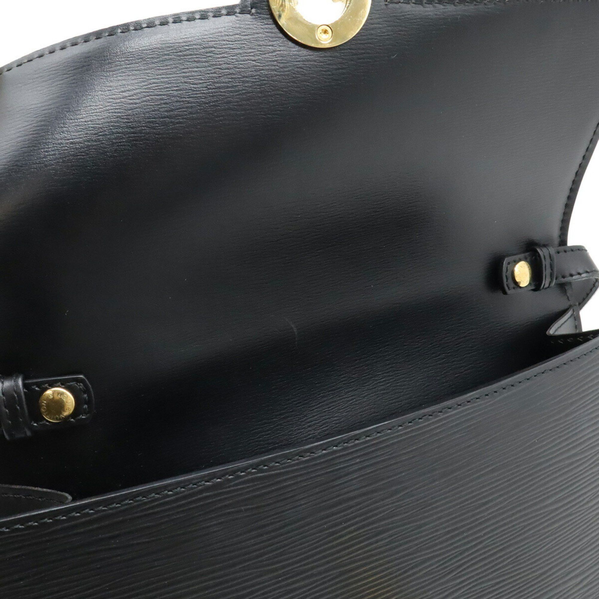 Louis Vuitton LOUIS VUITTON Epi Arches Shoulder Bag/Pochette/Clutch Bag in Noir Black (M52572) Size ONE SIZE - 7 Thumbnail