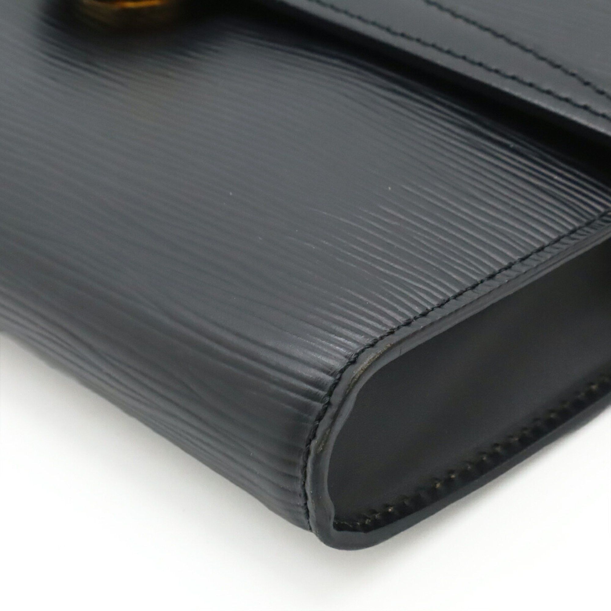 Louis Vuitton LOUIS VUITTON Epi Arches Shoulder Bag/Pochette/Clutch Bag in Noir Black (M52572) Size ONE SIZE - 4 Thumbnail