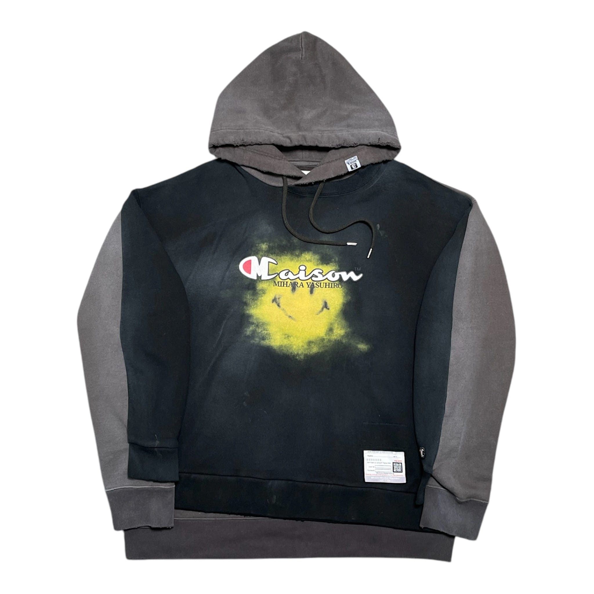 Maison MIHARA YASUHIRO x Champion Smiley Face Double Hooded
