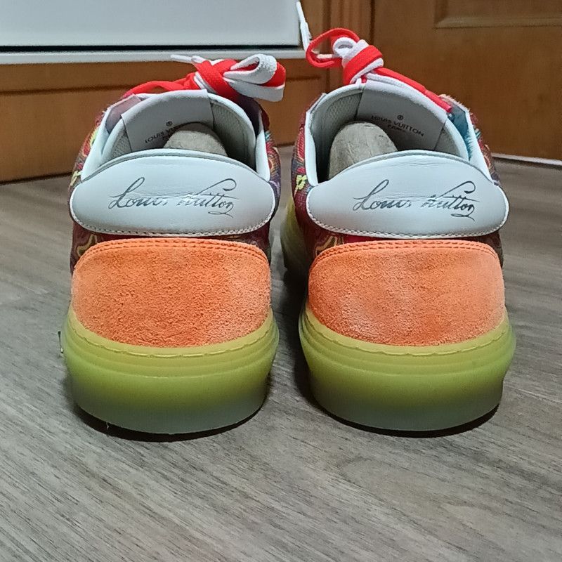 Louis Vuitton Louis Vuitton Ollie Fashion Sneakers in Orange 0089 Size US 8.5 / EU 41-42 - 3 Thumbnail