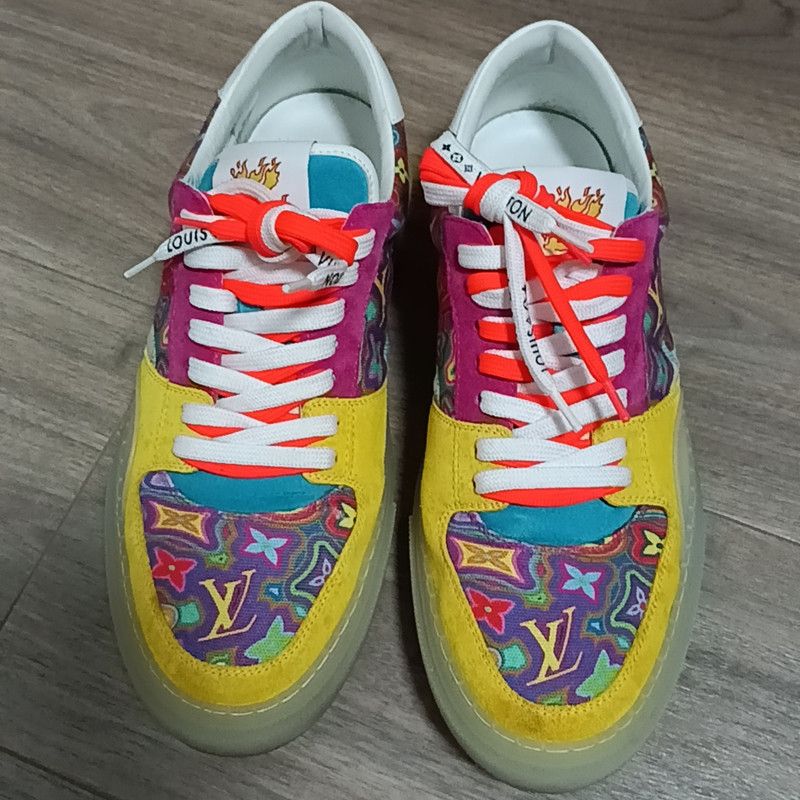 Louis Vuitton Louis Vuitton Ollie Fashion Sneakers in Orange 0089 Size US 8.5 / EU 41-42 - 2 Thumbnail