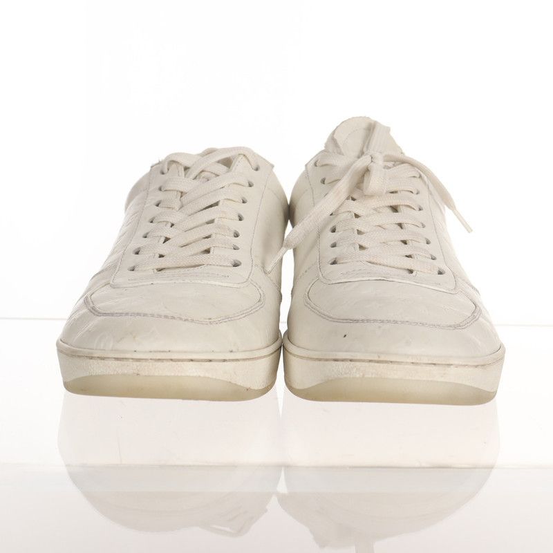 Louis Vuitton Louis Vuitton White Low-Top Casual Sneakers 0089 Size US 7 / EU 40 - 2 Thumbnail