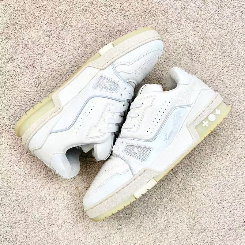 Louis Vuitton Louis Vuitton Trainer Low Top Fashion Sneakers 0089 Size US 7.5 / EU 40-41 - 4 Thumbnail
