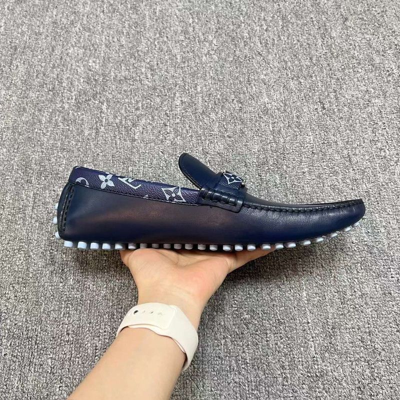 Louis Vuitton Louis Vuitton Stylish Blue Moccasin Loafers 0089 Size US 8 / EU 41 - 7 Thumbnail
