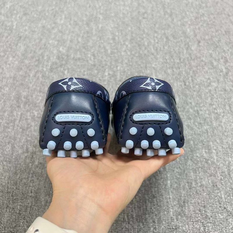 Louis Vuitton Louis Vuitton Stylish Blue Moccasin Loafers 0089 Size US 8 / EU 41 - 3 Thumbnail