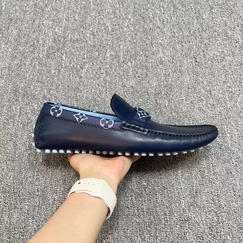 Louis Vuitton Louis Vuitton Stylish Blue Moccasin Loafers 0089 Size US 8 / EU 41 - 10 Thumbnail