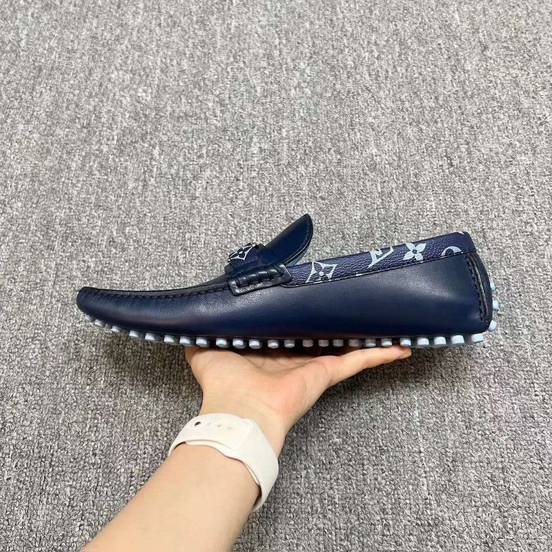 Louis Vuitton Louis Vuitton Stylish Blue Moccasin Loafers 0089 Size US 8 / EU 41 - 9 Thumbnail