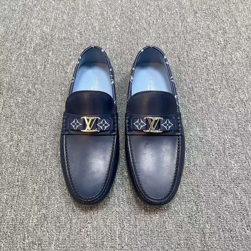 Louis Vuitton Louis Vuitton Stylish Blue Moccasin Loafers 0089 Size US 8 / EU 41 - 2 Thumbnail