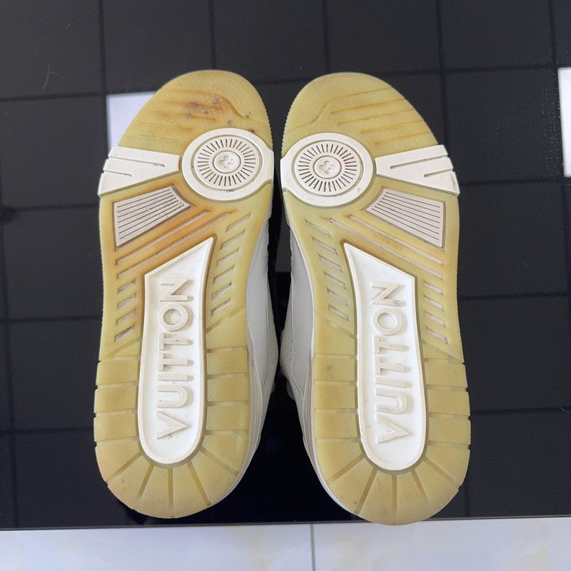 Louis Vuitton Louis Vuitton White Cement Low-Top Trainer Sneakers 0089 Size US 8 / EU 41 - 4 Thumbnail