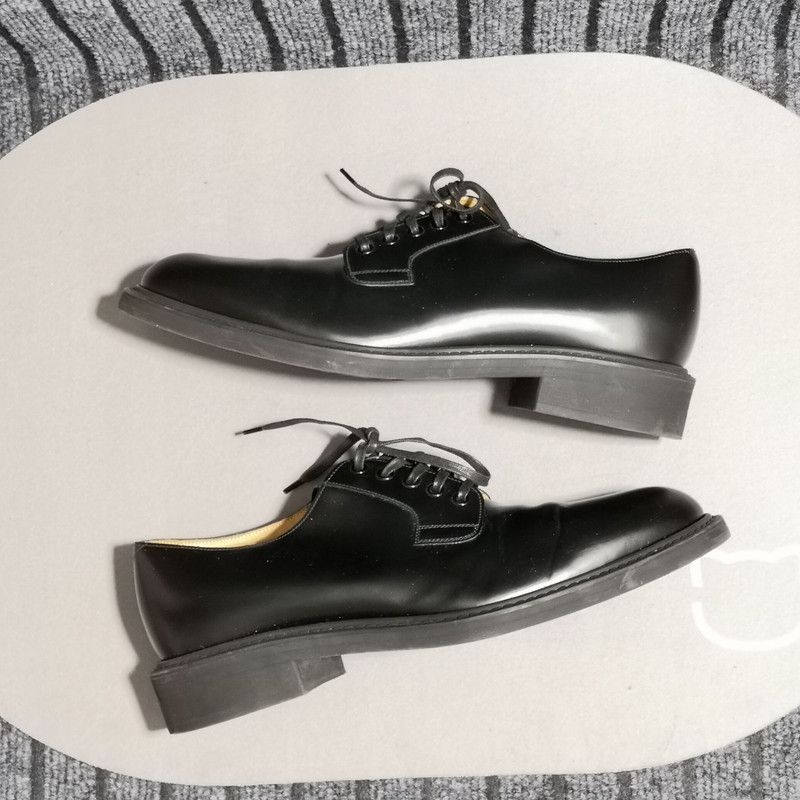 Louis Vuitton Louis Vuitton Black Low Top Formal Shoes 0089 Size US 8 / EU 41 - 6 Thumbnail