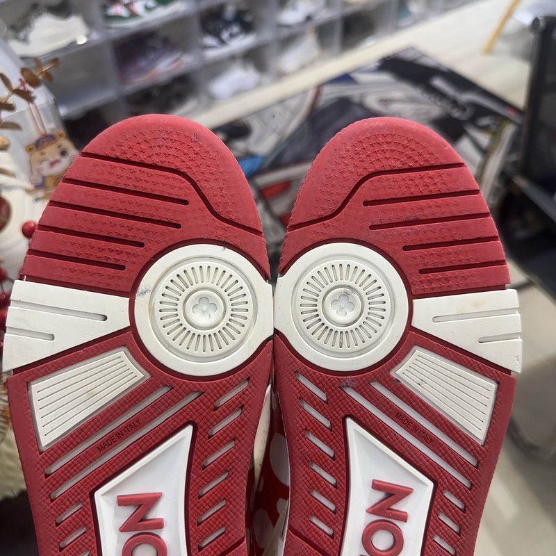 Louis Vuitton Yayoi Kusama x Louis Vuitton Trainer Sneakers 0089 Size US 8.5 / EU 41-42 - 9 Thumbnail
