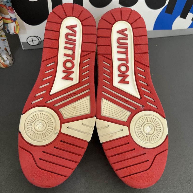 Louis Vuitton Yayoi Kusama x Louis Vuitton Trainer Sneakers 0089 Size US 8.5 / EU 41-42 - 4 Thumbnail