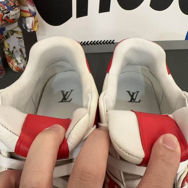 Louis Vuitton Yayoi Kusama x Louis Vuitton Trainer Sneakers 0089 Size US 8.5 / EU 41-42 - 8 Thumbnail