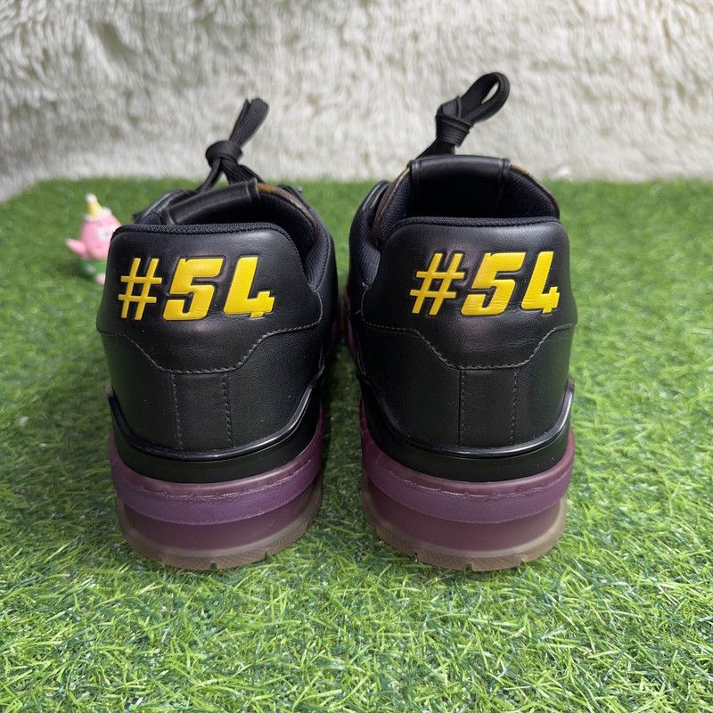 Louis Vuitton Louis Vuitton Trainer Casual Sneakers in Purple and Black 0089 Size US 8 / EU 41 - 3 Thumbnail
