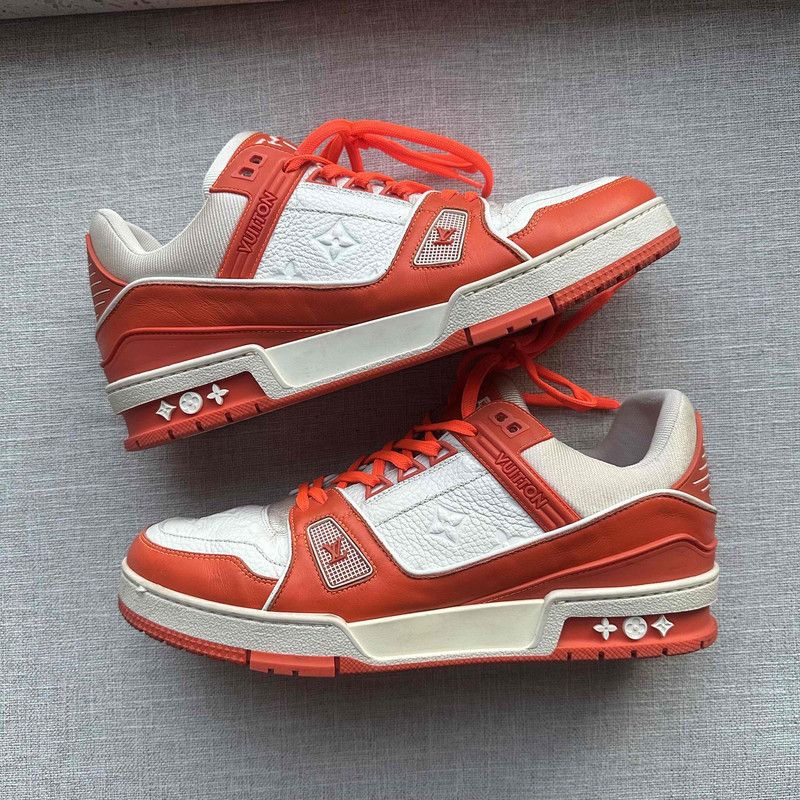 Louis Vuitton Louis Vuitton Trainer Low Top Fashion Sneakers for Men 0089 Size US 9 / EU 42 - 9 Thumbnail