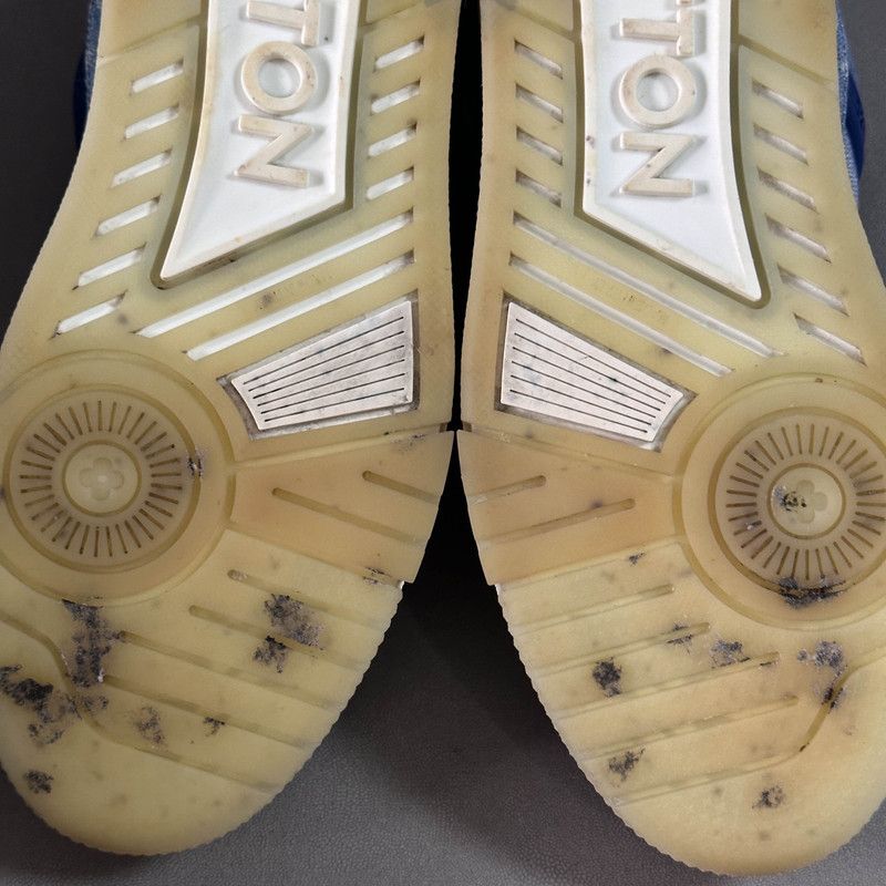 Louis Vuitton Louis Vuitton Denim Trainer Low-Top Sneakers for Men 0089 Size US 7.5 / EU 40-41 - 7 Thumbnail