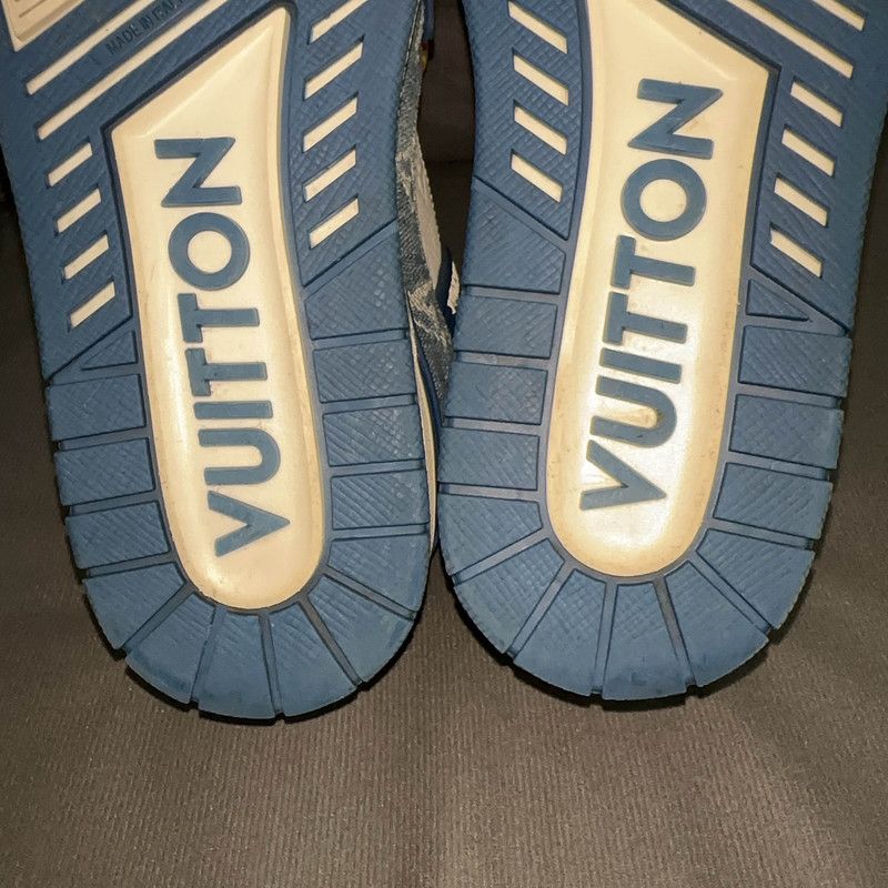 Louis Vuitton Louis Vuitton Denim Trainer Low-Top Sneakers 0089 Size US 9 / EU 42 - 10 Thumbnail