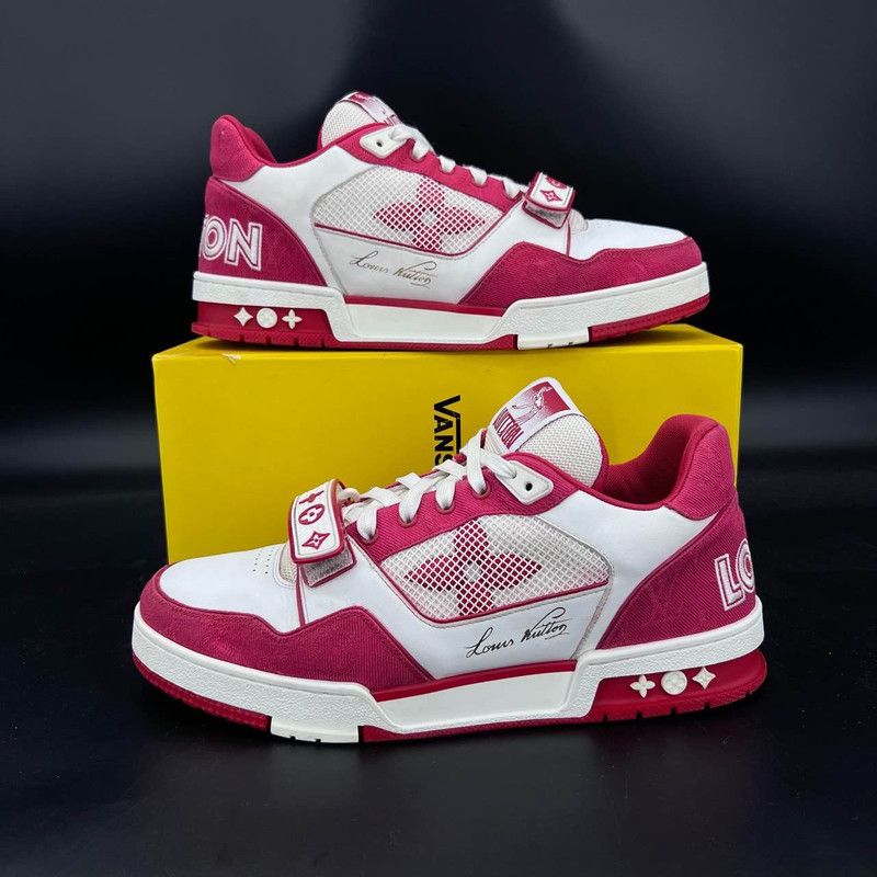 Louis Vuitton Louis Vuitton Trainer Low-top Fashion Sneakers 0089 Size US 8.5 / EU 41-42 - 9 Thumbnail