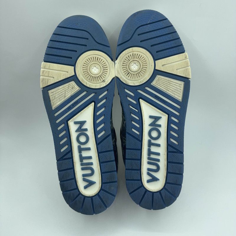 Louis Vuitton Louis Vuitton Denim Low-Top Fashion Sneakers 0089 Size US 8.5 / EU 41-42 - 4 Thumbnail