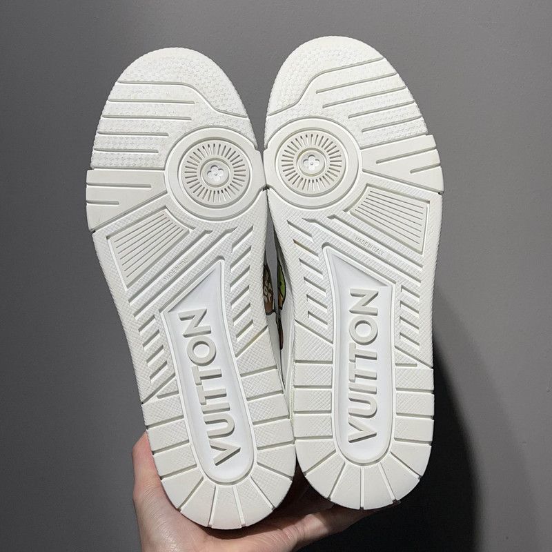 Louis Vuitton Nigo x Louis Vuitton Trainer Sneakers for Men 0089 Size US 8 / EU 41 - 4 Thumbnail