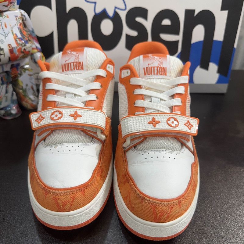 Louis Vuitton Louis Vuitton Low-Top Trainer with Velcro 0089 Size US 8 / EU 41 - 2 Thumbnail