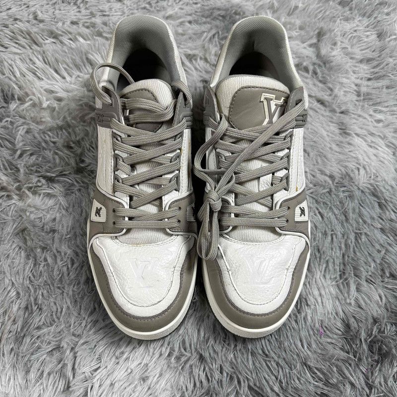 Louis Vuitton Louis Vuitton Classic Gray White Trainer Sneakers 0089 Size US 8.5 / EU 41-42 - 2 Thumbnail