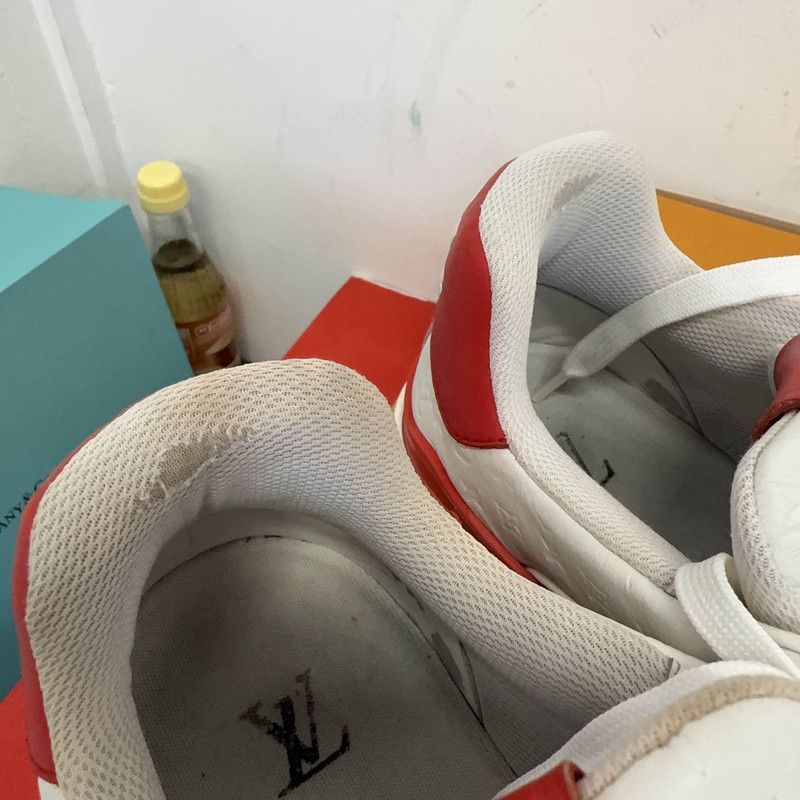 Louis Vuitton Louis Vuitton Leather Street Style Low-Top Sneakers 0089 Size US 9.5 / EU 42-43 - 7 Thumbnail