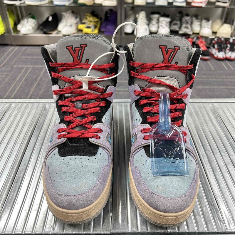 Louis Vuitton Louis Vuitton Retro Logo High-Top Sneakers 0089 Size US 8.5 / EU 41-42 - 2 Thumbnail